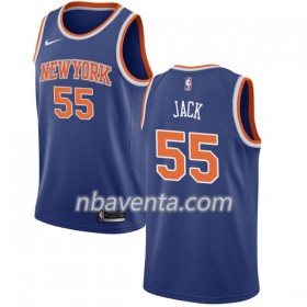 Camiseta Hombre New York Knicks Jarrett Jack 55 Nike 2017-18 Azul Swingman
